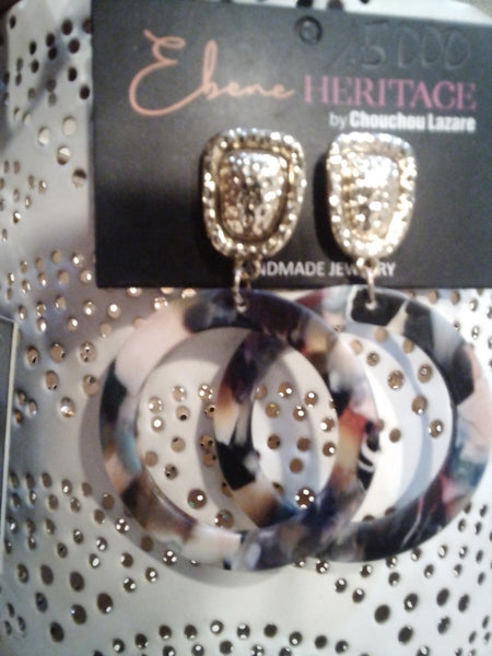 BOUCKLES D'OREILLES AVENTURINE