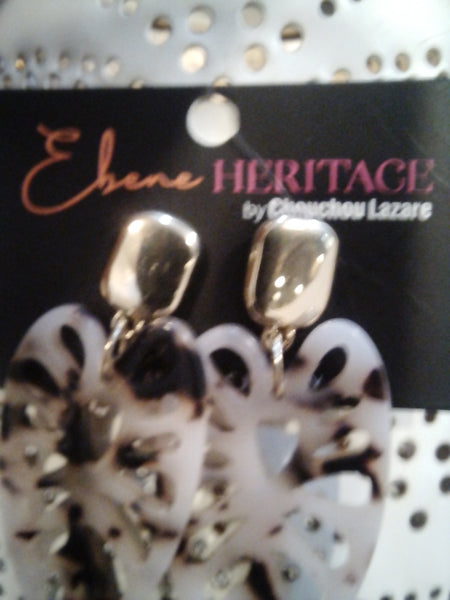 BOUCKLES D'OREILLES AVENTURINE