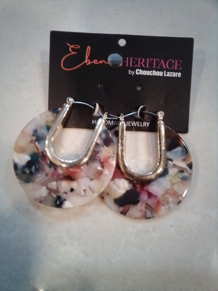 BOUCKLES D'OREILLES AVENTURINE