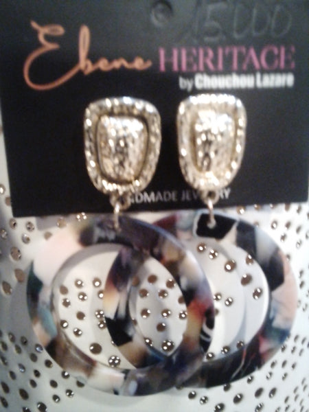 BOUCKLES D'OREILLES AVENTURINE