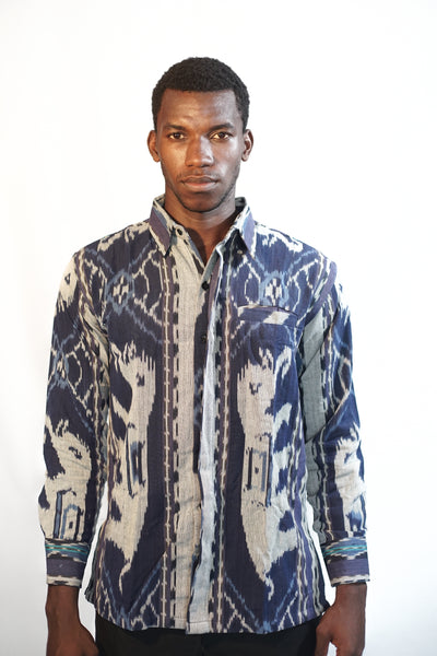 CHEMISE LONGUES MANCHES PAGNE TISSAGE HOMME