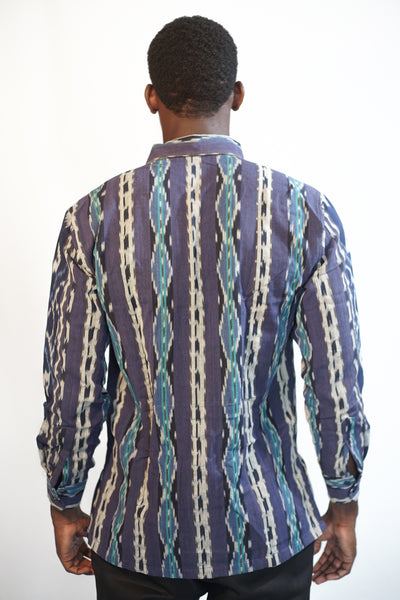 CHEMISE LONGUES MANCHES PAGNE TISSAGE HOMME