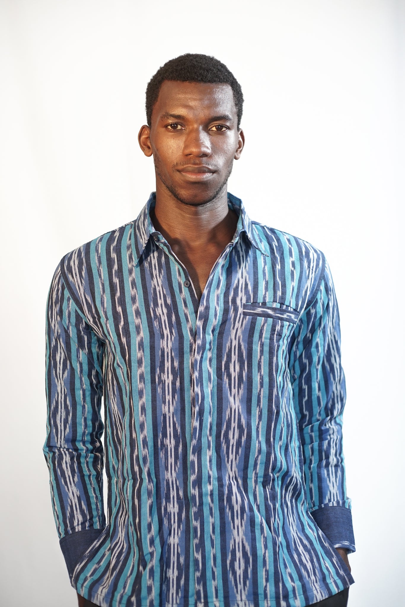 CHEMISE LONGUES MANCHES PAGNE TISSAGE HOMME