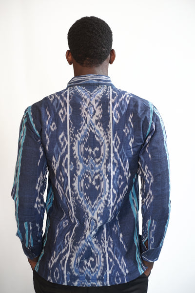 CHEMISE LONGUES MANCHES PAGNE TISSAGE HOMME