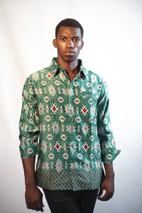 CHEMISE LONGUES MANCHES PAGNE MODERNE HOMME