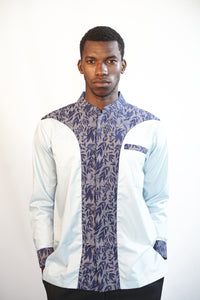 CHEMISE FORMELLE AFRICAINE LONGUE MANCHE HOMME