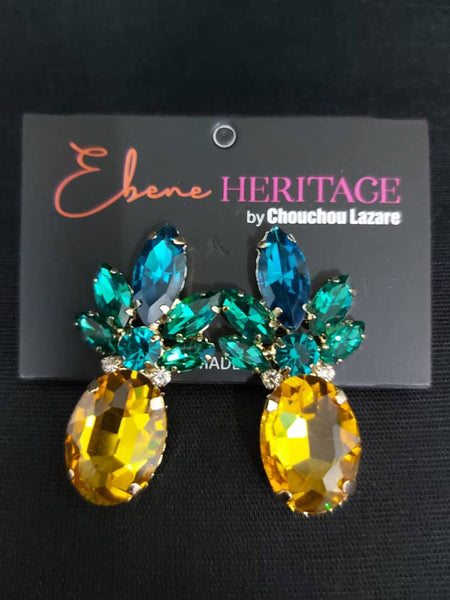 BOUCLES D'OREILLES ANANAS