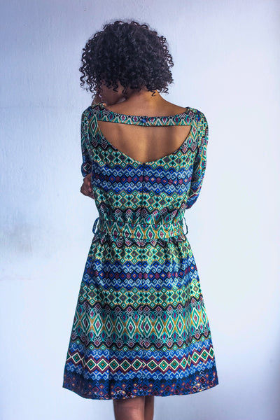 ROBE DROIT SANS PINCE COL BATEAU FEMME