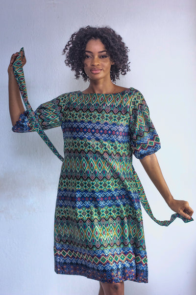 ROBE DROIT SANS PINCE COL BATEAU FEMME
