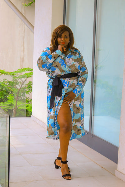 ELEGANT ROBE KIMONO EN SOIE