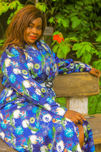 ELEGANT ROBE KIMONO EN SOIE