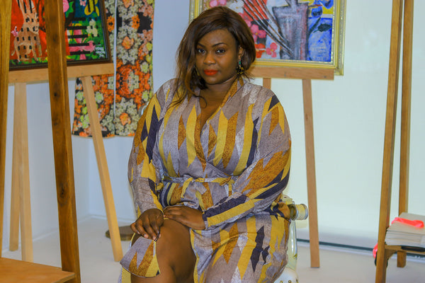 ELEGANT ROBE KIMONO EN SOIE