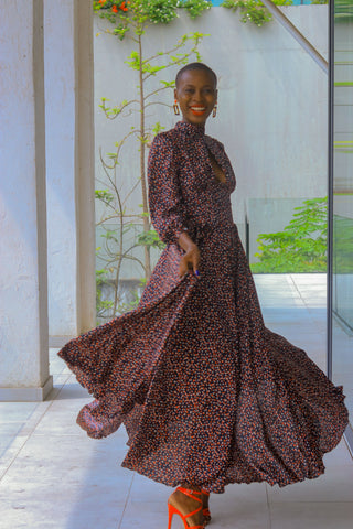 ELEGANT ROBE SOIREE LONGUES MANCHES