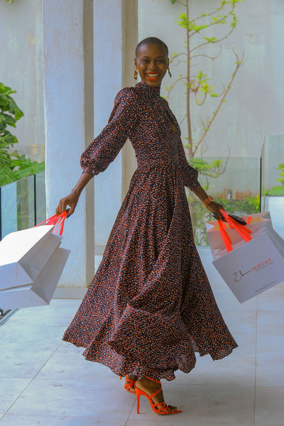 ELEGANT ROBE SOIREE LONGUES MANCHES