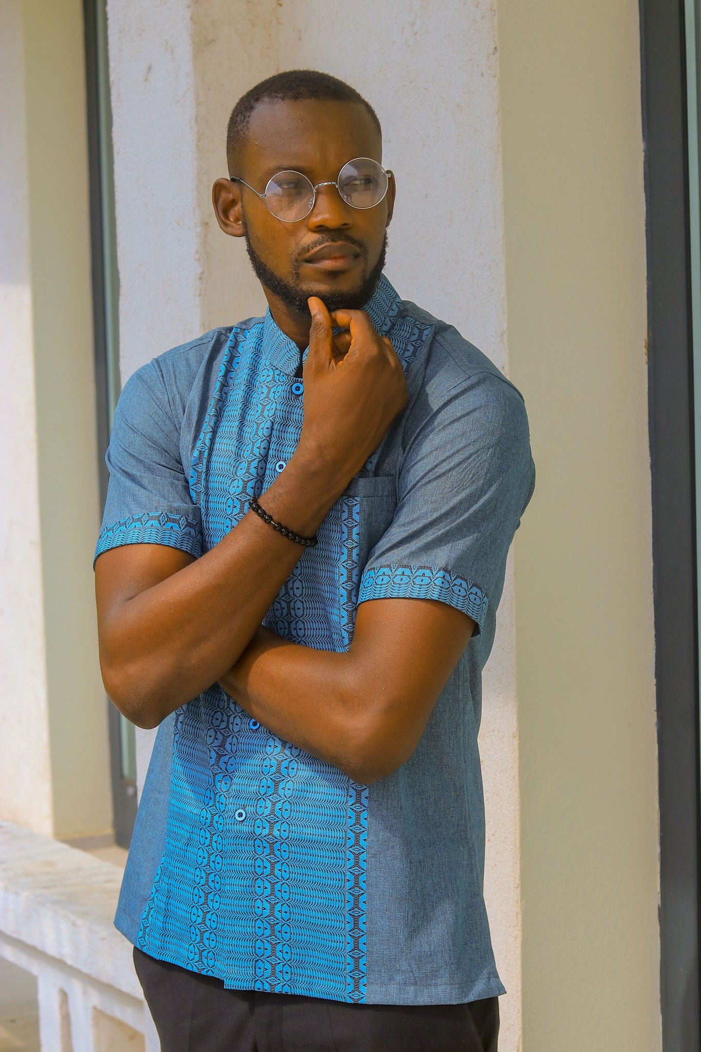 CHEMISE PAGNE COULEUR UNIE