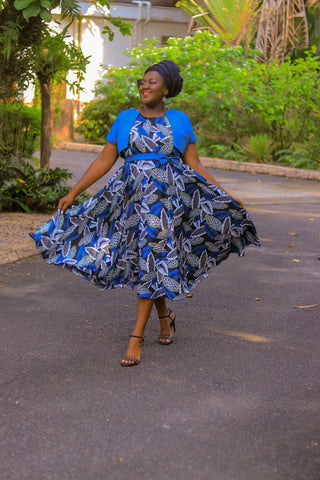 ROBE FLEURIE BOLERO